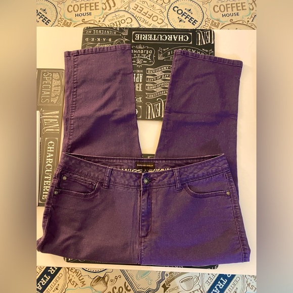 Dana Buchman | Jeans | Dana Buchman Purple Cropped Jeans Euc | Poshmark
